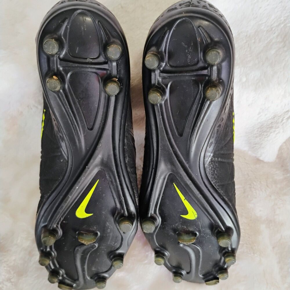 Nike Hypervenom Phelon II FG Soccer Cleats Black Neon Yellow 749893-001 Size 8.5 - Picture 16 of 16